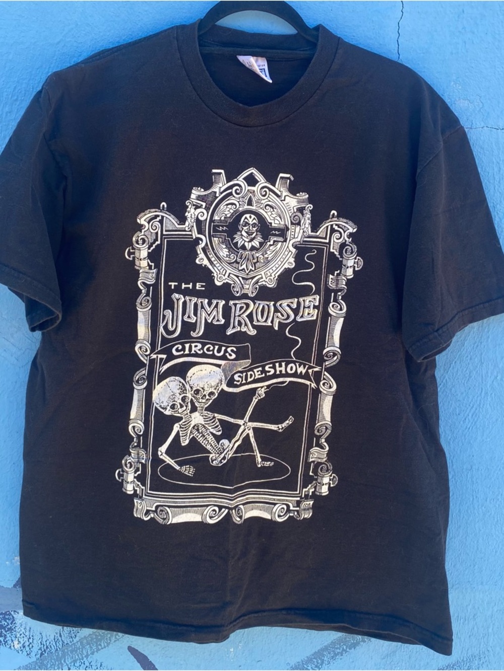 Vintage 90’s Jim Rose Circus Sideshow Black T-shirt autographed freak show XL